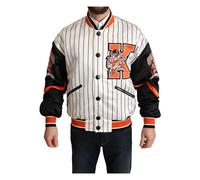 Multicolor King Logo Bomber Jacket - male - Dolce & Gabbana - Bomber Jackets - Multicolor - S - Jackets S