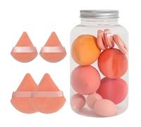 Multicolor Makeup Sponge Set, Foundation Blending, 14 Blending Sponge & Makeup Sponge Set, Beauty Sponge & Powder Puff Versatile Wet & Dry Use Long Lasting For Women