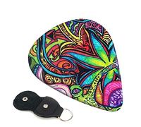 MultiColor Marijuana Leaf Weed Art Printed Guitar pick Guitar Plectrums for Acoustic Guitar Electric Guitar Bass Guitar - Guitar Accessories - 6 Pack 0.96mm