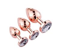 Multicolor Metal Anal Plug Sexy Adult Butt Plug Penetration Anal Dildo Erotic Profucts Sexy Gadgets Fetish But Pluk Sm Adult Sex Toys White M