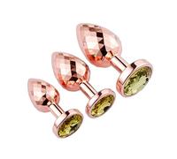 Multicolor Metal Anal Plug Sexy Adult Butt Plug Penetration Anal Dildo Erotic Profucts Sexy Gadgets Fetish But Pluk Sm Adult Sex Toys Green L