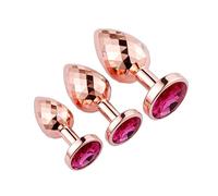 Multicolor Metal Anal Plug Sexy Adult Butt Plug Penetration Anal Dildo Erotic Profucts Sexy Gadgets Fetish But Pluk Sm Adult Sex Toys Pink M