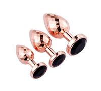 Multicolor Metal Anal Plug Sexy Adult Butt Plug Penetration Anal Dildo Erotic Profucts Sexy Gadgets Fetish But Pluk Sm Adult Sex Toys Black M
