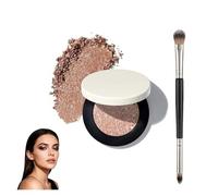 Multicolor Metallic Eyeshadow - Buildable, Shimmering Metallic Eyeshadow,Crease-Proof Powder Eye-shadow,Metal Reflecting Luminous Foil Finish Creamy,Dimensional Long-wear (#02)