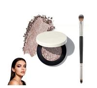 Multicolor Metallic Eyeshadow - Buildable, Shimmering Metallic Eyeshadow,Crease-Proof Powder Eye-shadow,Metal Reflecting Luminous Foil Finish Creamy,Dimensional Long-wear (#01)