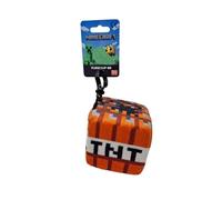 Multicolor Minecraft Plush Cube Clip-On - 8cm (Pack Of 1) - Assorted Designs - Characters For Bags & Collectors
