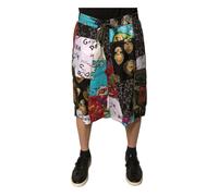Multicolor Patchwork Cargo Bermuda Shorts - male - Dolce & Gabbana - Bermudas - Multicolor - 2XL - Shorts 2XL