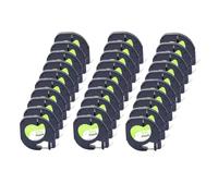 Multicolor Plastic Label Tape Compatible With LT100H LT-100T 12mm Label Maker Paper Tape 91331 91201(30pcs)