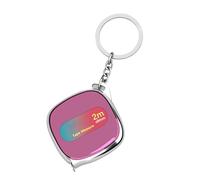 Multicolor Pocket Sized Retractable Rulers 2 Meter Measurement Tool With Mechanism Metal For Construction Easy Carry Metal Tape Measure