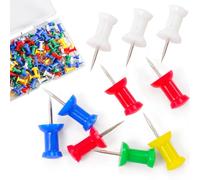 Multicolor Push Pins for Pinboard, 150 Drawing Pins with Storage Box, Thumb Tacks Poster Pins for Cork, Notice and Bulletin Boards Pins - Map Pin Marking Home Office Craft Xmas Party Decorations