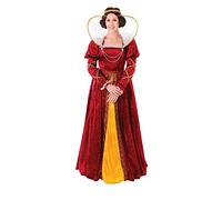 Multicolor Queen Elizabeth Adult Costume - 1 Set - Perfect for Royalty-Themed Events & Costume Parties Halloween Halloween