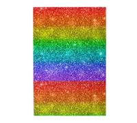Multicolor Rainbow Glitter, Jigsaw Puzzles 1000 Pieces, Wooden Jigsaw Family Game Wall Decor for Adults Teens