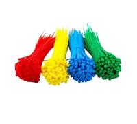 Multicolor Self-Locking Nylon Wire and Cable Zipper Ties, Fixed Cable Ties Organizer Qty: 100/bag(Blue,W5xL300mm)