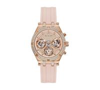 Multicolor Silicone Analog Watch with Date - female - Guess - Watches - Pink - ONE SIZE - Accessories ONE SIZE