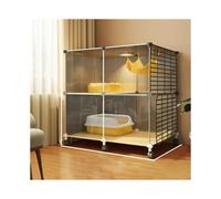 (Multicolor, SLH217) Pet Cage, Pet House with Litter Tray, Indoor Cat Cage, Pet Supplies for Small Medium Large Dogs & Cats, Dog & Cat Furniture, Pet Products