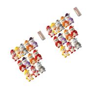 Multicolor Snowman Tree Ornaments, C