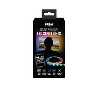 Multicolor Sound Reactive 32 LED Strip Lights, 200 cm - Built-In Mic, Perfect for Parties, Movie Nights, Bedroom, & TV Ambiance - Single Piece