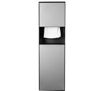 Multicolor Space-Saving Bathroom Wall nizer with Hidden Trash Bin Sleek Silver Design 22.4 x 74.5 cm Perfect for Modern Minimalist Bathrooms