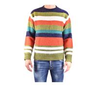 Multicolor Striped Knitwear - male - Dsquared2 - Round-neck Knitwear - Multicolor - M - Knitwear M