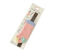 Multicolor Tiny Sock Pen Pouches Notebook Pen Holder with Elastic Band for Students and Artists Classroom and Travel Art Supply Container