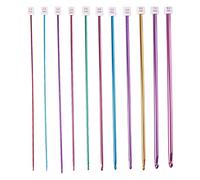Multicolor Tunisian Afghan Crochet Hooks Long Aluminum Knitting Needle