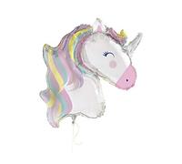 Multicolor Unicorn Giant Foil Balloon (106cm) 1 Piece - Perfect for Party Decorations & Celebrations, 42''