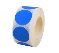 Multicolor Waterproof Dot Stickers 10 Rolls 500 Pcs for Color Coding(Sky Blue)