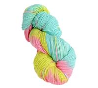 Multicolor Wool Yarn Colorful Rainbow Thread Handmade Yarn Soft Knitted Threads Sewing Supplies for Knitting Enthusiasts Colorful Rainbow Thread Multicolor Wool Soft Knitted Threads for Knitting