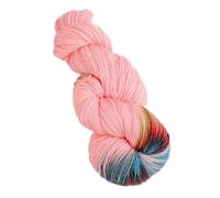 Multicolor Wool Yarn Knitting Crochet Colorful Rainbow Thread Crochet for Sweater Scarf Hat Colorful Rainbow Thread Multicolor Wool Yarn Soft Knitted Threads