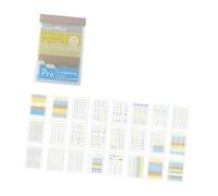 Multicolored Adhesive Tabs Repositionable Note Paper for Journal Planners Journal Textbooks and Note Highlighting Handcraft Gluey Mattresses