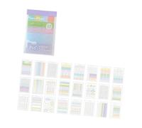 Multicolored Adhesive Tabs Repositionable Note Paper for Journal Planners Journal Textbooks and Note Highlighting Handcraft Gluey Mattresses