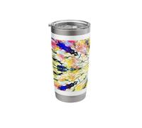 Multicolored Art Stainless Steel Insulated Tumbler