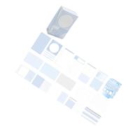 Multicolored Design Sticky Notes Set Multipurpose Note Cards Strong Adhesive Memo Pad for Journal Scrapbooking Use Adhesive Sticky Notes for Scrapbooking Use