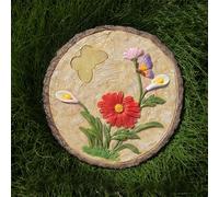 Multicolored Garden Landscaping Decor Pavers, Anti-Slip Walkway Path Stone for Backyard/Pathway/Courtyard(Style1,1PC)