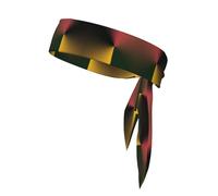 Multicolored mix Print Stylish Sports Headband Quick Dry Unisex Sports Workout Head Tie