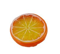 Multicolored Plastic Slices | In Yellow Green And Orange Decorative To Brighten Up The Visuals Large Christmas Ornament (Orange, One Size)