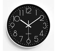 Multicolored Wall Clock Silent Non Ticking Quality Quartz Battery Operated Round Easy To Read Home/Office/Kitchen/Classroom/School Clock(8inch,G)