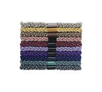 Multicolored Woven Hair Elastics Braided Hair Ties Stretchy Hairbands For Daily Use Versatile Accessories For Ladies