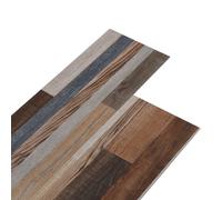 vidaXL PVC Flooring Planks, 2.51 m², 2 mm, Multicolored, Meets Multiple European Standards