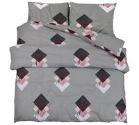 (multicolour, 225 x 220 cm + 50 x 75 cm/ 2 pcs) vidaXL 1/2x Duvet Cover Set Cotton Duvet Slipcover Sheet Multi Colours/Sizes