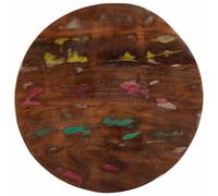 (multicolour, 40 x 2.5 cm/ solid reclaimed wood) vidaXL Table Top Replacement Board Dining Table Top Wooden Furniture Top Round