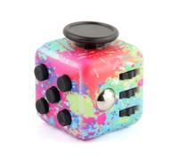 (Multicolour, 4Pcs) Sensory Fidget Toys, Cube Dice, Relieves Stress And Anxiety Fidget Toys For Kids Adults Gifts