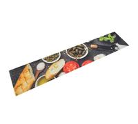 (multicolour, 60 x 300 cm) vidaXL Kitchen Rug Anti Fatigue Mat Runner Rug Washable Floor Carpet Velvet