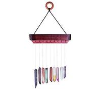 Multicolour Agate Slices Wind Chimes Crystal Stone Garden Outdoor Decor