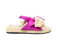 Multicolour Canvas Stylish Modern Art Print - female - N21 - Sliders - Multicolor - 6 UK - Shoes 6 UK