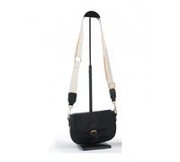 Multicolour Flap Over Cover Top Zip Closure Cross Body Bag JFY Black One Size