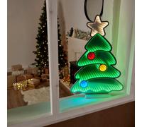 Multicolour Led Infinity Christmas Tree Silhouette (H) 600mm