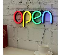 (Multicolour) Led Neon Open Sign Light For Business Bar Club Ktv Wall Decoration Commercial Lighting