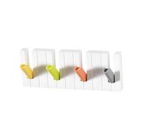 (Multicolour) Piano Over The Door Coat Rack Multi-purpose Wall Mounted Clothes Rack For Bedroom Closet
