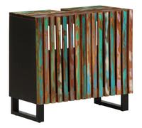 (multicolour, solid acacia wood) vidaXL Bathroom Sink Cabinet Storage Cabinet Vanity Unit Cupboard Solid Wood